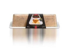 Foie gras entero de pato mi-cuit granos del paraiso tarrina triangular 500g SARRADE