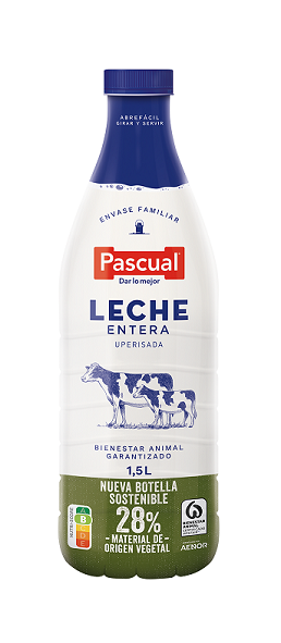 Pascual lanza el Tetra Brik para leche UHT más sostenible del mercado