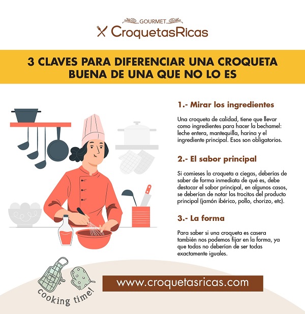 3 Claves para diferenciar una croqueta buena de una que no lo es