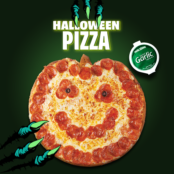 Papa Johns celebra Halloween con una escalofriante pizza