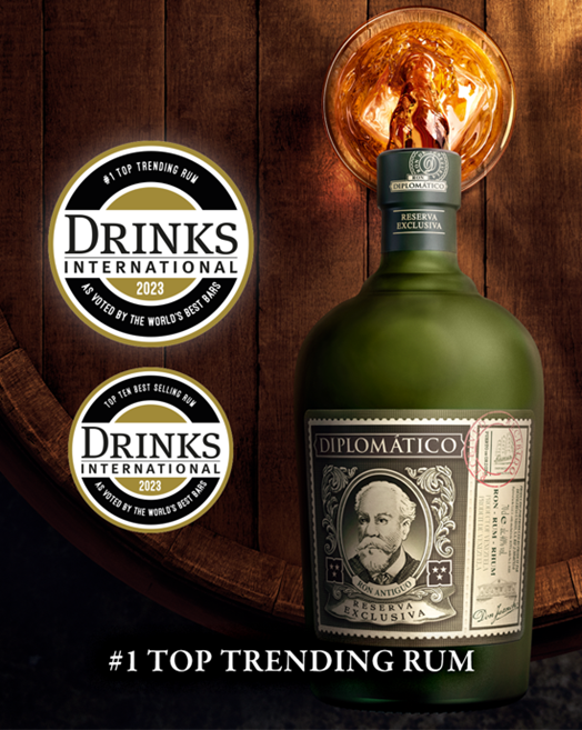 Ron Diplomático es elegido el ron más trending del mundo por The Drinks International Annual