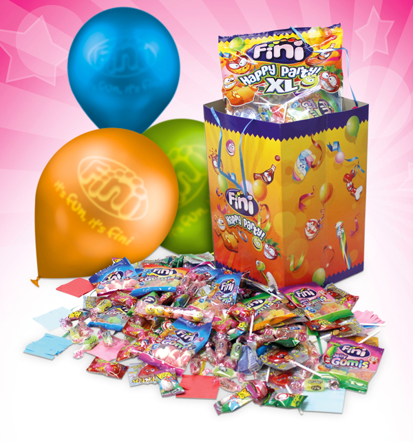 Pack de chuches Happy Party XL + Piñata