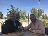 Fernando Correas, Presidente de la Escuela Internacional de Protocolo junto a Victor Gañán, director de Servilia