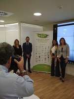 Carmen Redondo, RI de Hispacoop, Luís Barreda, Comunicació y RSC del Grupo Dia, Carmen Cobián, presidenta del Comité AECOC contra el desperdicio alimentario y Núria Pedraza, dircom AECOC