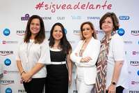 Valle López Quesada, Dtra. de Desarrollo de Negocio de Womenalia, Dolores Serrano, Businnes Unit Manager Beauty Channel at Procter&Gamble, María Luisa Chacón, Group Manager at Procter&Gamble, María Gómez del Pozuelo, CEO de Womenalia