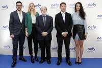 Jorge Alcalde, Sara Castro, Doctor Ramón Estruch, Antoni Bandrés y Almudena Cid