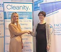 Mariam Burdeos Dirª Gral. de Cleanity e Izaskun Martín Cabrejas Coordinadora de FACE