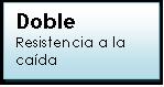 Cuadro de texto: DobleResistencia a la ca&iacute;da