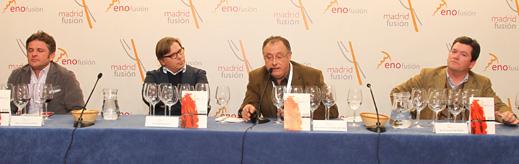 &Aacute;lvaro Palacios, Peter Sisseck, Miguel &Aacute;ngel de Gregorio e Ignacio de Miguel