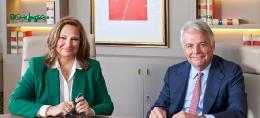 Marta Alvarez Presidenta El Corte Inglés e Ignacio Garralda Presidente Grupo Mutua.