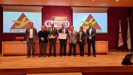 de izquierda a derecha: Iván Martín, director Worldwide Norma UNE 15896, José Fuertes, consejero delegado de Grupo Fuertes, José Francisco Garrido, vicepresidente mundial y presidente de Europa de IFPSM, Constantino Sánchez, director de Compras, Tomás Fue