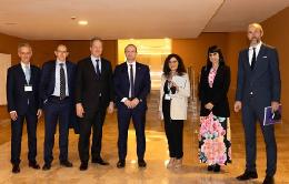 Javier Amezaga, Jordi Torrades, Adrian Caldart, Albert Castellanos, Rosa Carabel, Beatriz Santos y Edorta Juaristi.