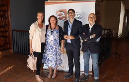 Amaya Fernández (Presidenta del Cluster); María Forcada (directora de Innovación de Verdifresh); Fernando Garrido (director de EOI Mediterráneo); y Javier Mínguez (jefe de Área de Empresas y Asociaciones en IVACE).