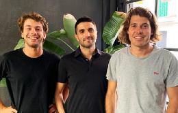 Borja Solé, Rubén Vilar y Carlos Costa, cofundadores de Buo