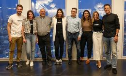 Representantes de KM ZERO Food Innovation Hub, PeakBridge y The Kitchen Hub en Tel Aviv