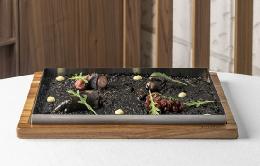 Arroz negro con chipirón y pulpo