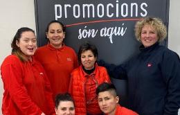 Yolanda Gálvez y su equipo