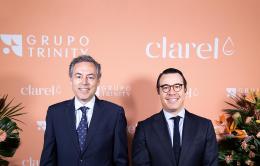 De izquierda a derecha Jos Mara Jimnez como CEO de Clarel, Ivn Trujillo, CEO de Grupo Trinity.
