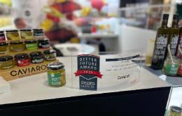 Imagen del stand y del Premio conseguido por Caviaroli en la edición de TuttoFOOD Milán 2026