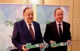 Presidente de la RFAF, Eduardo Herrera, y Presidente de CAEA, Luis Osuna